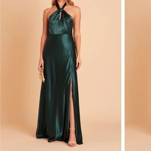 BIRDY GREY MONICA DRESS
SHINY SATIN EMERALD